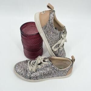 UGG‎ Karine Chunky Glitter Silver Multi Sneakers Size 6
